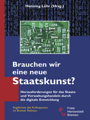 cover image of Brauchen wir eine neue Staatskunst?